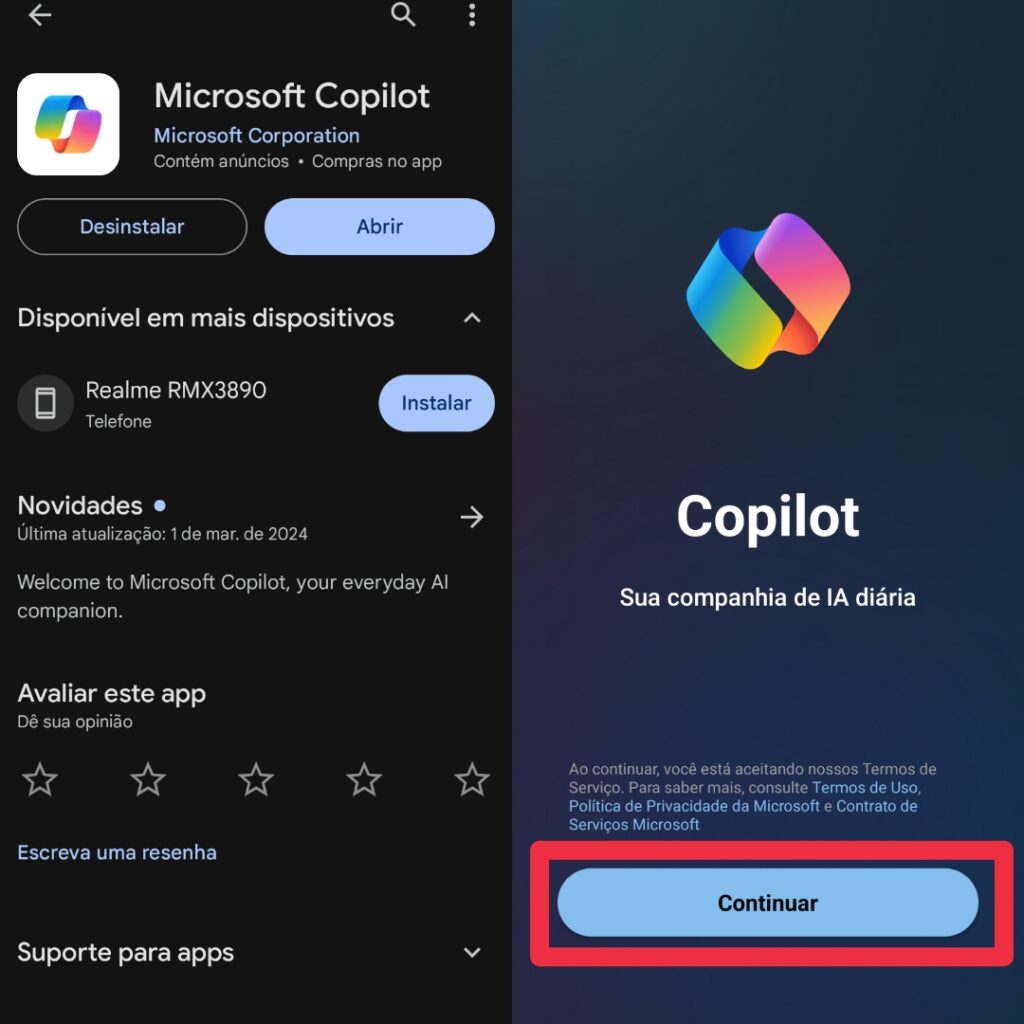 Instalación de la aplicación copilot para saber cómo usar copilot pro gratis