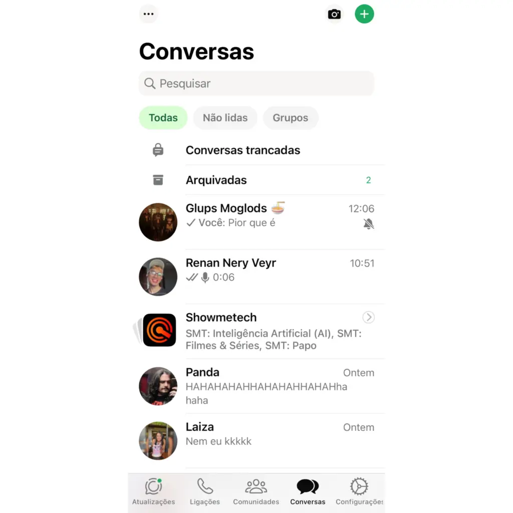 Activar el bloqueo de conversaciones en WhatsApp