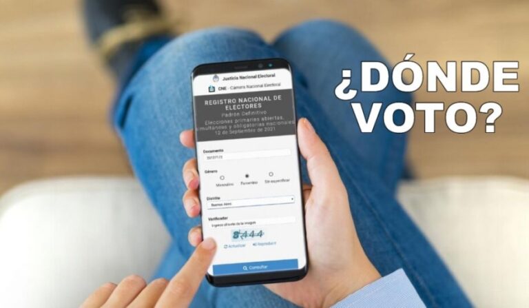 ¿Dónde Voto?: Descubre Cómo Encontrar tu Lugar de Votación en Argentina