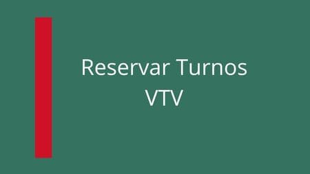 Sacar turno para la VTV